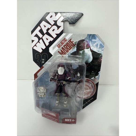 NEW Star Wars 30th Anniversary Galatic Marine Figure w/ Coin Revenge of the Sith - Picture 4 of 7